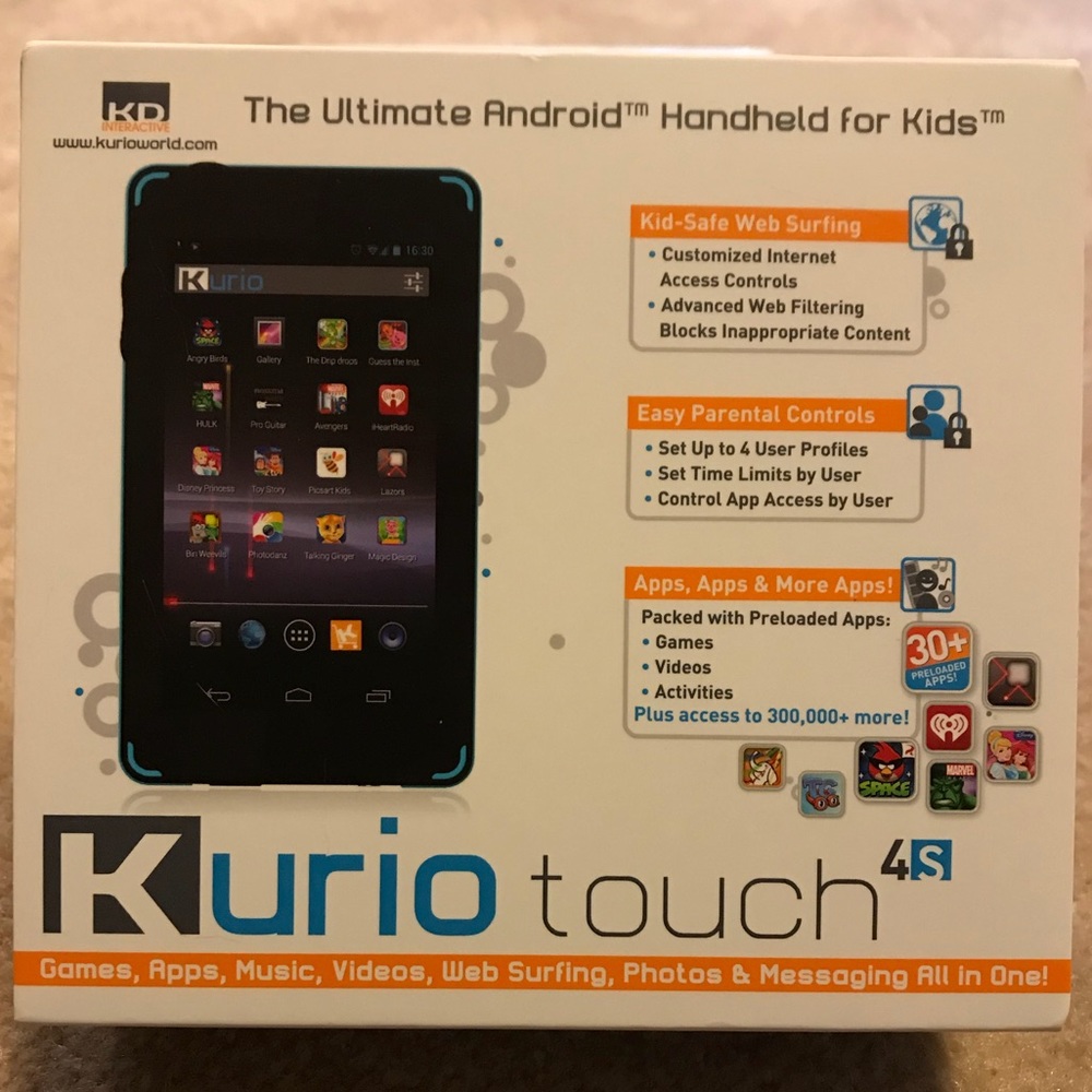 Kurio Touch 4S handheld for kids, 8GB